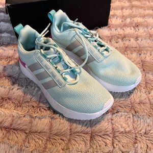 Adidas Blue and Pink Sneakers for Everyday Comfort size 5